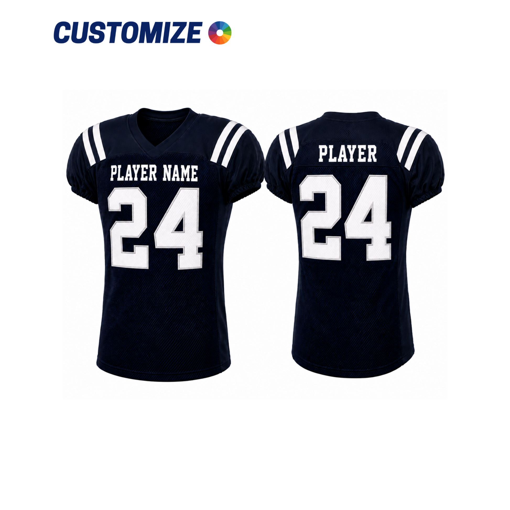 Double Ply Reversible Football Jersey