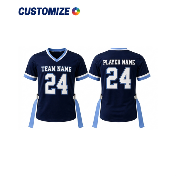 Flag Football Game Jersey with Flags