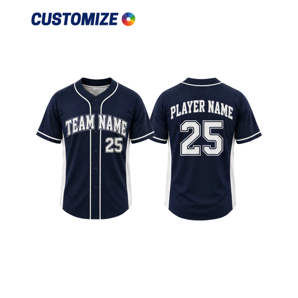 Full-Button Baseball Jersey
