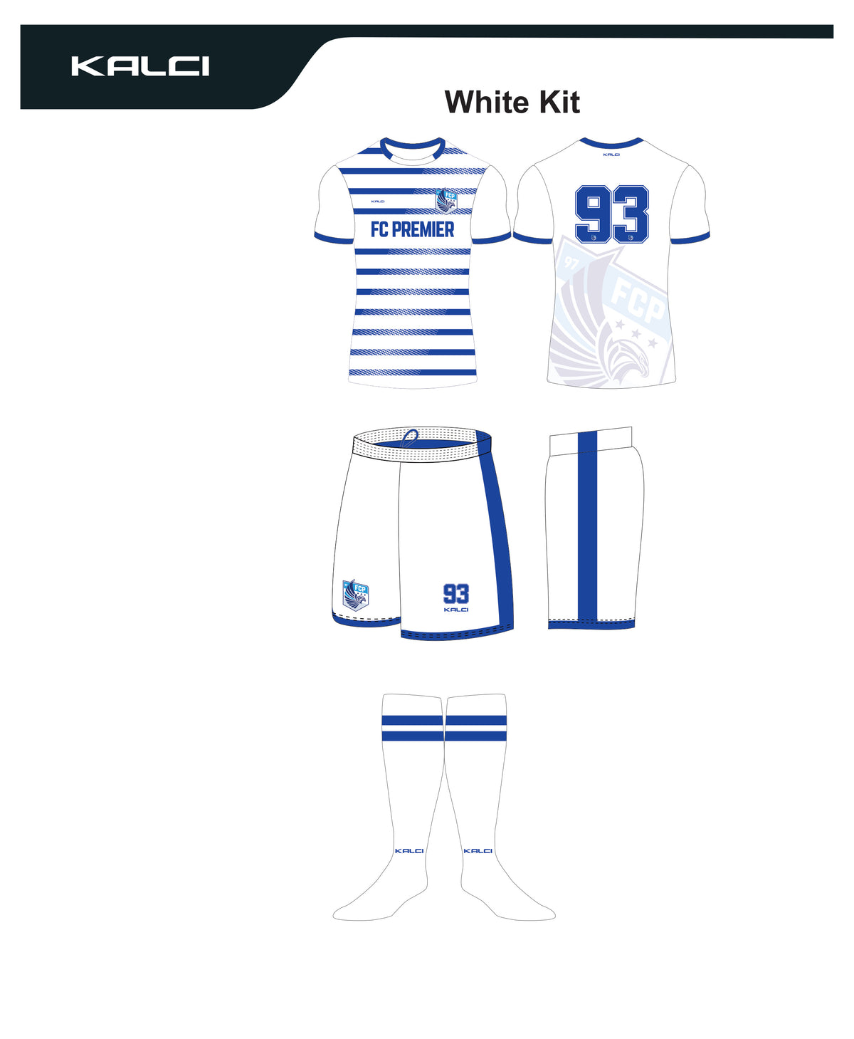 FC Premier White Match Jersey